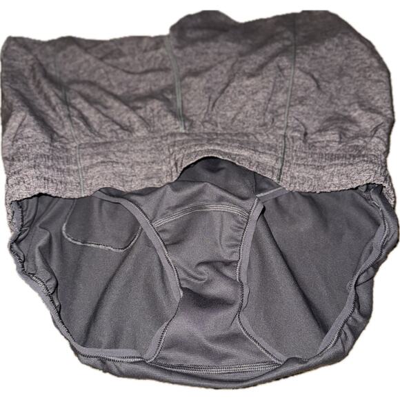 Lululemon Hotty Hot Short II Athletic Running Lined Gray Heathered Size 4 - Picture 5 of 6